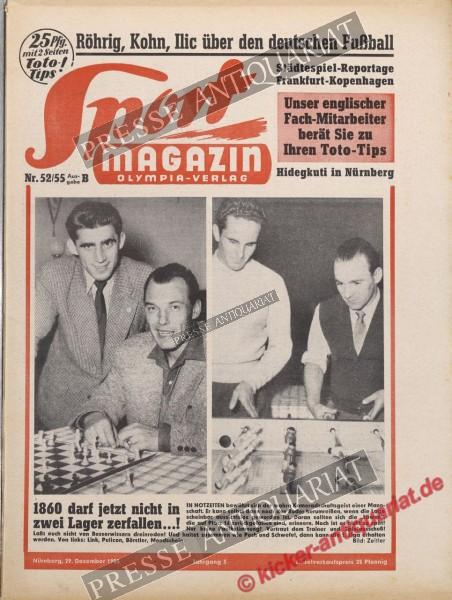 Sportmagazin Nr. 52B, 29.12.1955 bis 04.01.1956