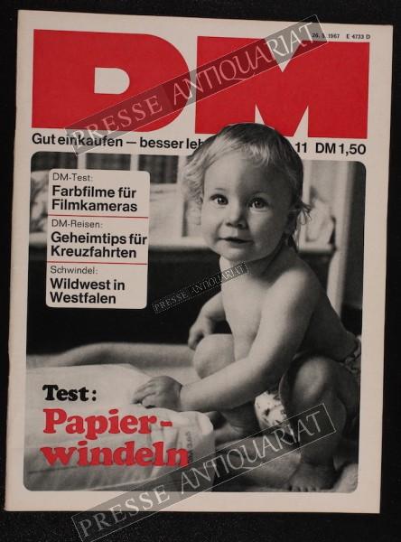 DM Die Deutsche Mark Zeitschrift mit dem Warentest, 26.05.1967 bis 08.06.1967
