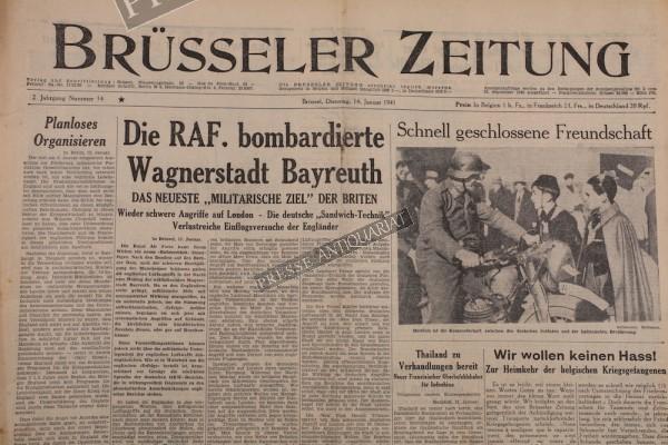 Brüsseler Zeitung, 14.01.1941