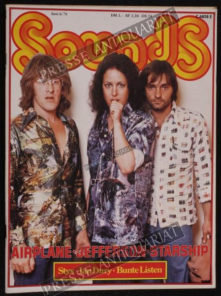 Sounds Musik Magazin, 01.06.1978 bis 30.06.1978