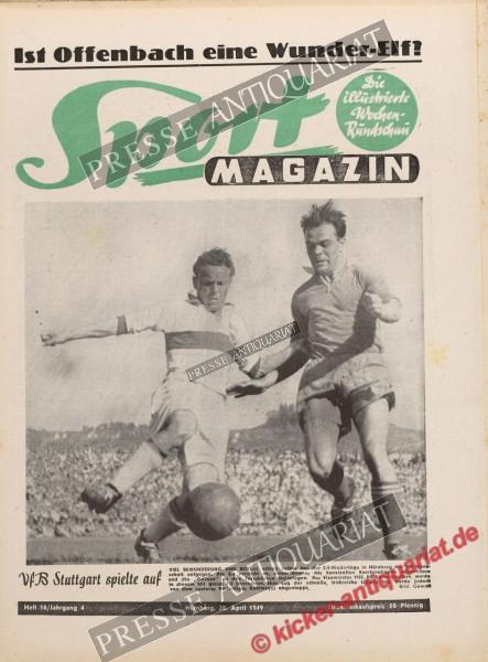 Sportmagazin Nr. 16, 20.04.1949 bis 26.04.1949