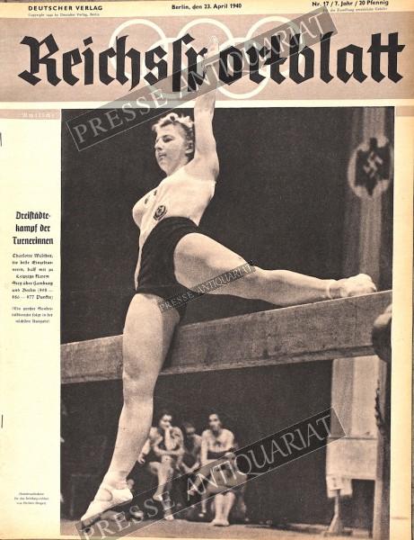 Reichssportblatt, 23.04.1940 bis 29.04.1940