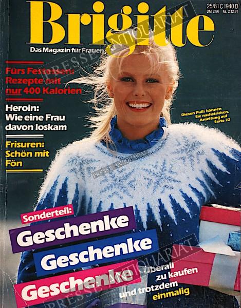 Brigitte Modemagazin, 02.12.1981 bis 15.12.1981