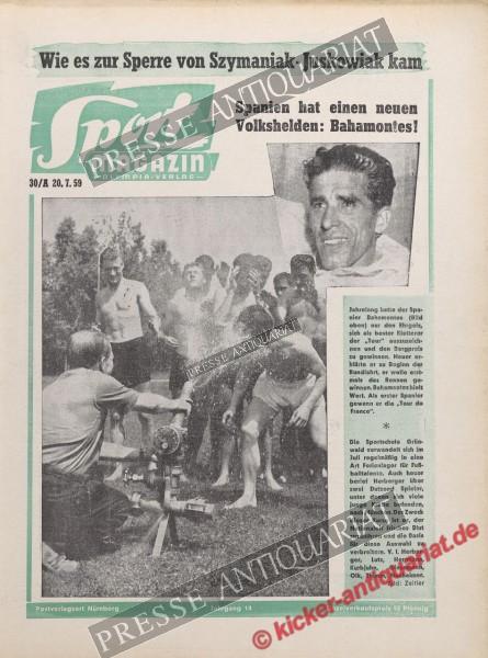 Sportmagazin Nr. 29A, 20.07.1959 bis 26.07.1959