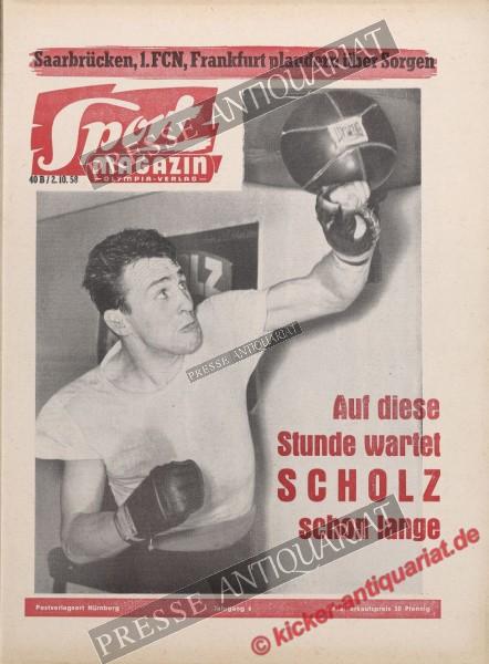 Sportmagazin Nr. 40B, 02.10.1958 bis 08.10.1958