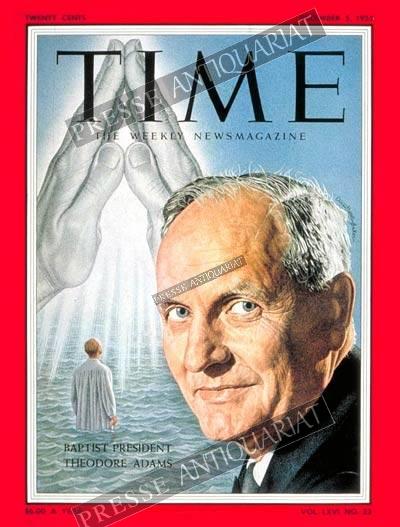 TIME Magazin – 5. Dezember 1955 – Dr. Theodore F. Adams