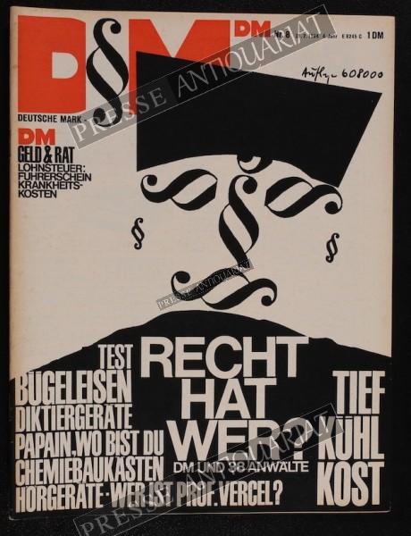 DM Die Deutsche Mark Zeitschrift mit dem Warentest, 21.02.1964 bis 27.02.1964