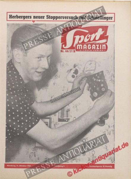 Sportmagazin Nr. 44B, 31.10.1957 bis 06.11.1957