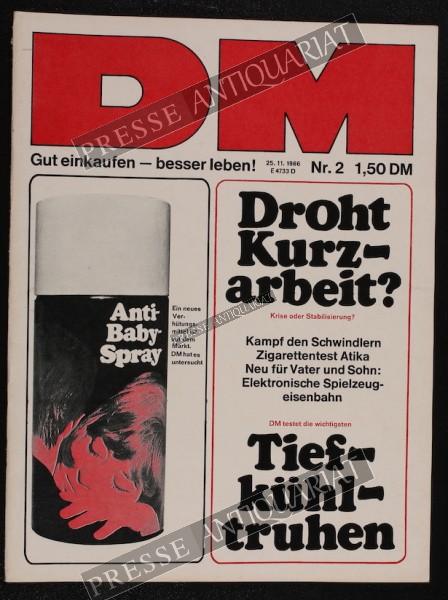 DM Die Deutsche Mark Zeitschrift mit dem Warentest, 25.11.1966 bis 08.12.1966