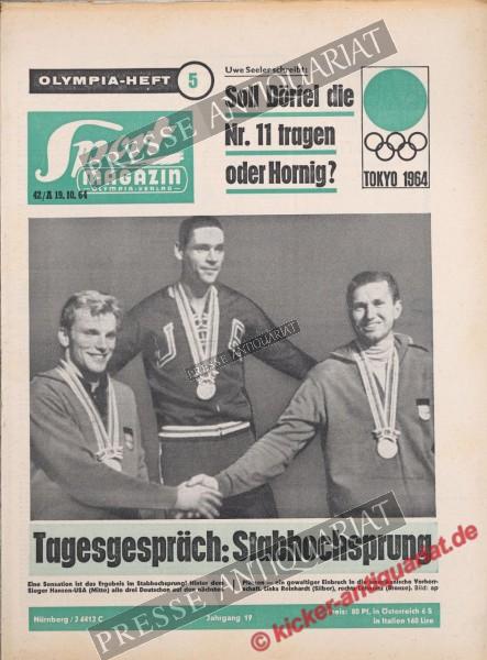 Sportmagazin Nr. 42A, 19.10.1964 bis 25.10.1964
