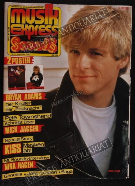 Musik Express, 01.11.1983 bis 30.11.1983