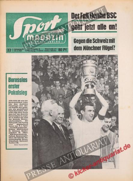 Sportmagazin Nr. 22A, 24.05.1965 bis 30.05.1965