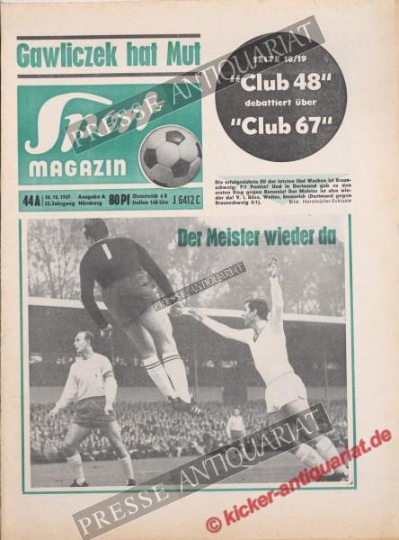 Sportmagazin Nr. 44A, 30.10.1967 bis 05.11.1967