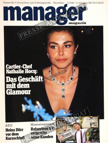 Manager Magazin, 01.12.1981 bis 31.12.1981