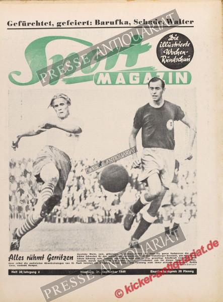 Sportmagazin Nr. 38, 21.09.1949 bis 27.09.1949