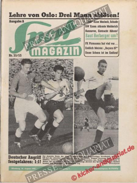 Sportmagazin Nr. 35A, 26.08.1953 bis 01.09.1953