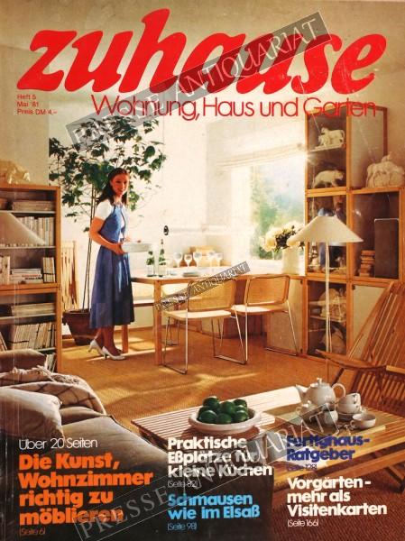 Zu Hause Zeitschrift, 01.05.1981 bis 31.05.1981