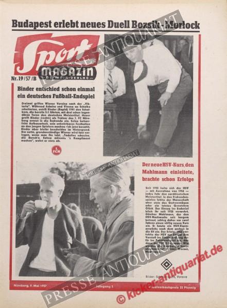 Sportmagazin Nr. 19B, 09.05.1957 bis 15.05.1957