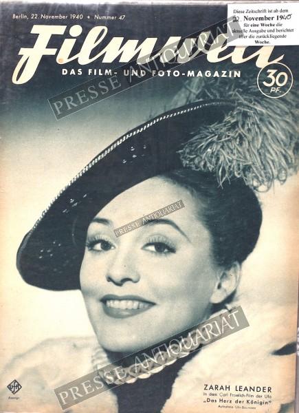Filmwelt, 22.11.1940 bis 28.11.1940