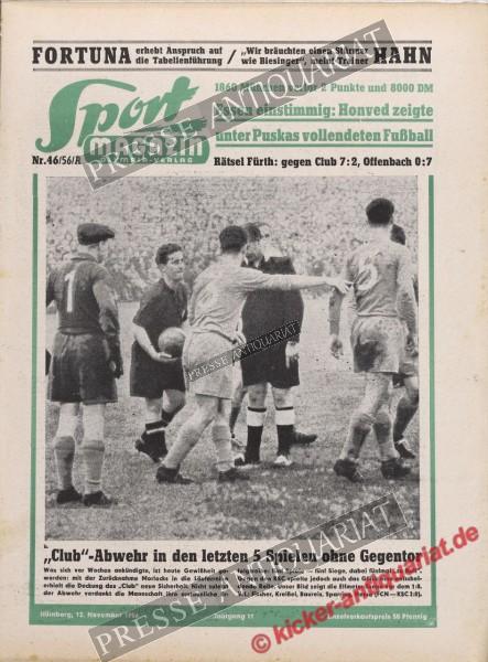 Sportmagazin Nr. 46A, 12.11.1956 bis 18.11.1956