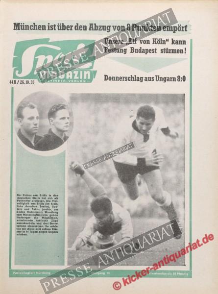 Sportmagazin Nr. 43A, 26.10.1959 bis 01.11.1959