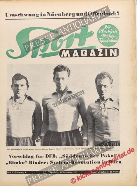 Sportmagazin Nr. 51, 21.12.1949 bis 27.12.1949
