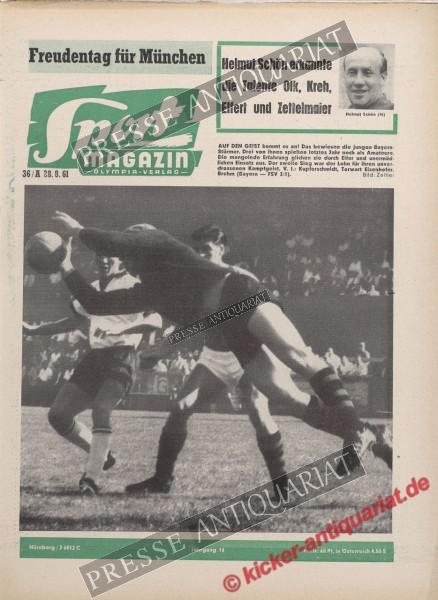 Sportmagazin Nr. 36A, 28.08.1961 bis 03.09.1961
