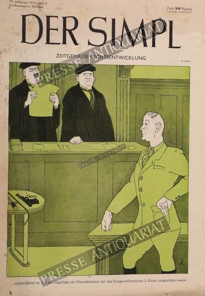 Der Simpl, 22.10.1949 bis 04.11.1949
