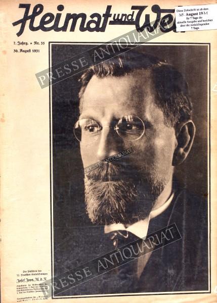 Heimat und Welt Illustrierte, 30.08.1931 bis 05.09.1931
