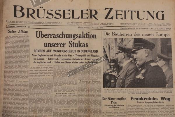 Brüsseler Zeitung, 01.11.1940