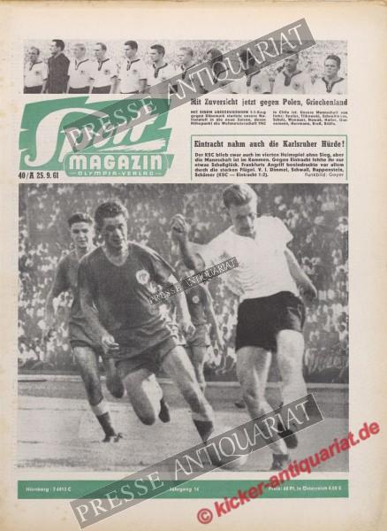 Sportmagazin Nr. 40A, 25.09.1961 bis 01.10.1961