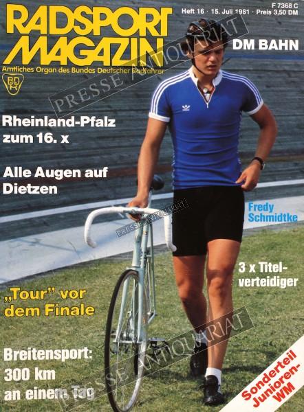 Radsport Magazin, 15.07.1981 bis 28.07.1981