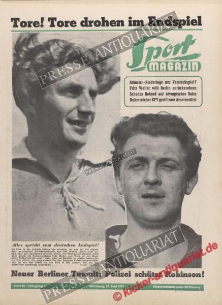 Sportmagazin Nr. 26, 27.06.1951 bis 03.07.1951