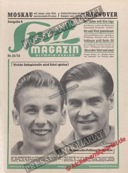 Sportmagazin Nr. 25A, 20.06.1955 bis 26.06.1955