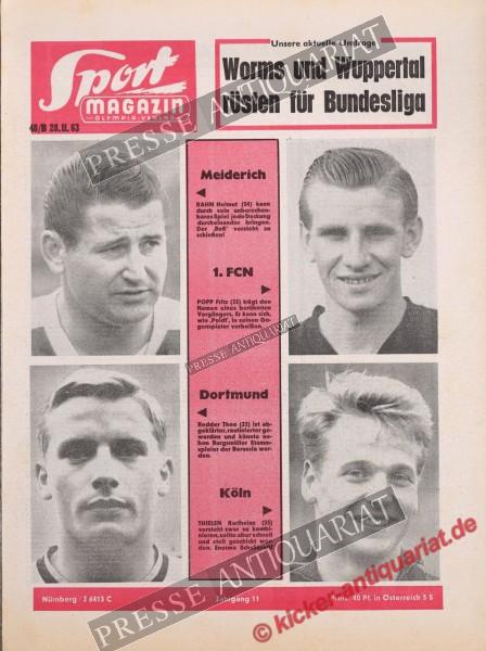 Sportmagazin Nr. 48B, 28.11.1963 bis 04.12.1963