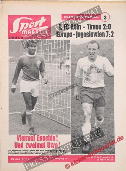 Sportmagazin Nr. 39B, 24.09.1964 bis 30.09.1964