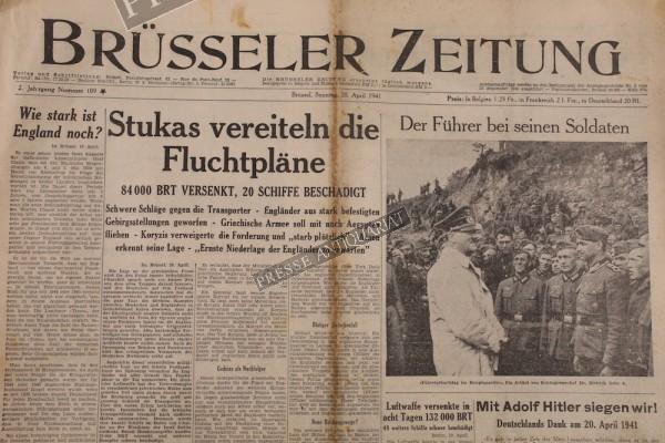 Brüsseler Zeitung, 20.04.1941