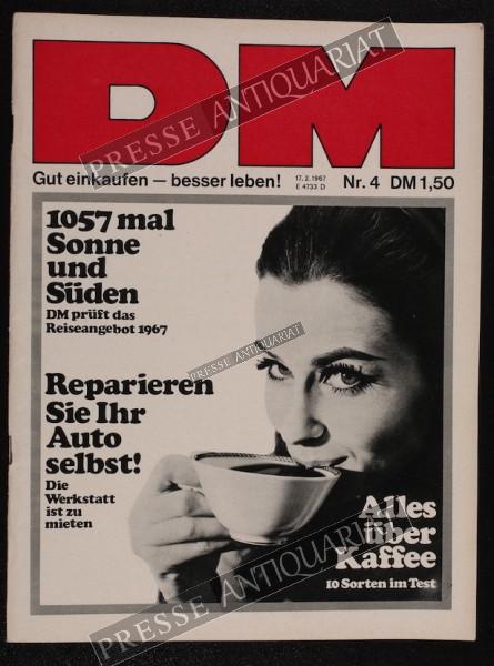 DM Die Deutsche Mark Zeitschrift mit dem Warentest, 17.02.1967 bis 02.03.1967