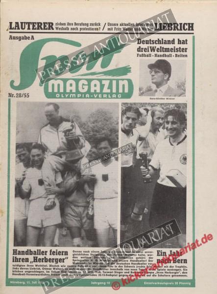 Sportmagazin Nr. 28A, 11.07.1955 bis 17.07.1955