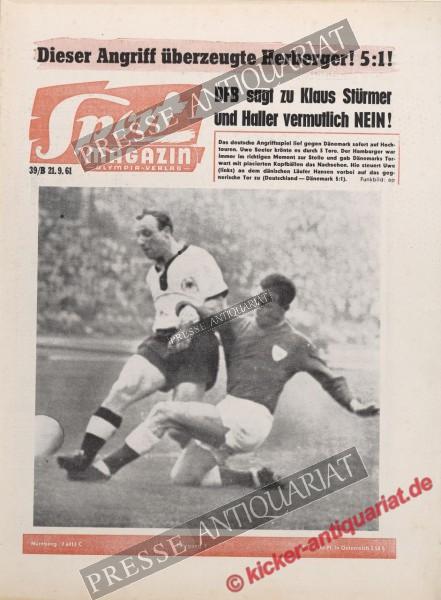 Sportmagazin Nr. 39B, 21.09.1961 bis 27.09.1961