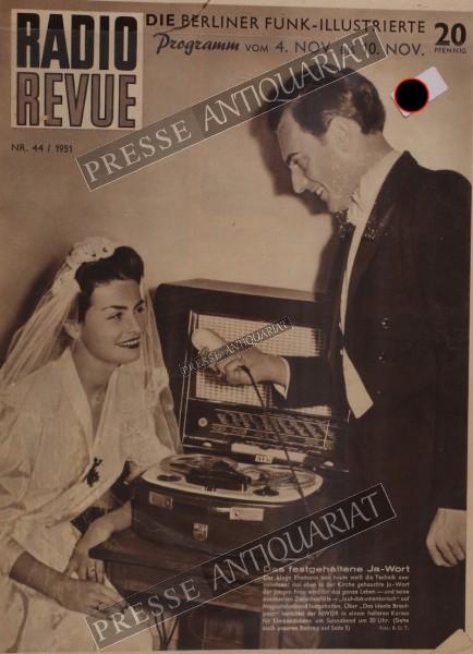 Radio Revue, 04.11.1951 bis 10.11.1951