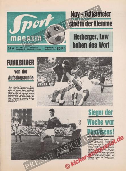 Sportmagazin Nr. 24A, 13.06.1966 bis 19.06.1966