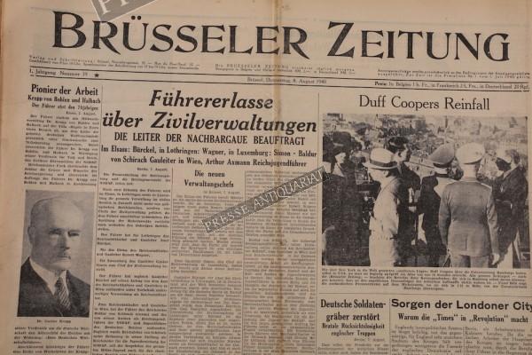 Brüsseler Zeitung, 08.08.1940
