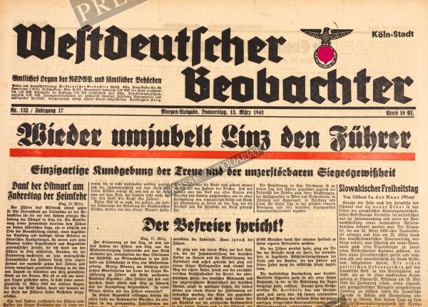 Westdeutscher Beobachter, 13.03.1941