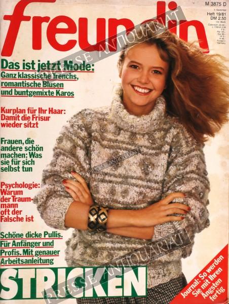 Freundin Modemagazin, 03.09.1981 bis 16.09.1981