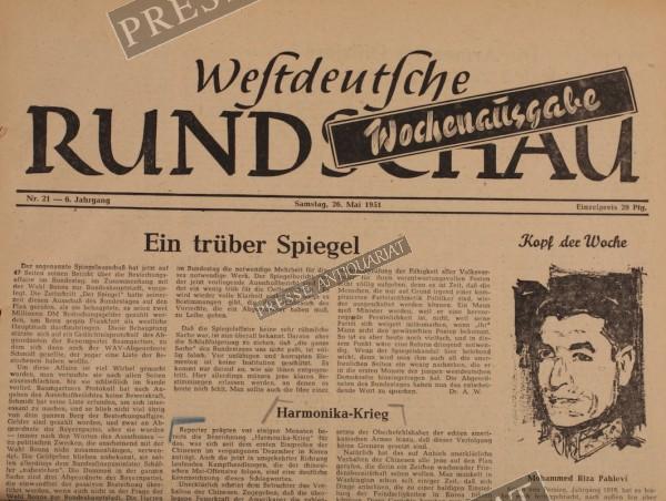 Westdeutsche Rundschau, 26.05.1951