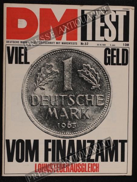 DM Die Deutsche Mark Zeitschrift mit dem Warentest, 23.12.1965 bis 29.12.1965