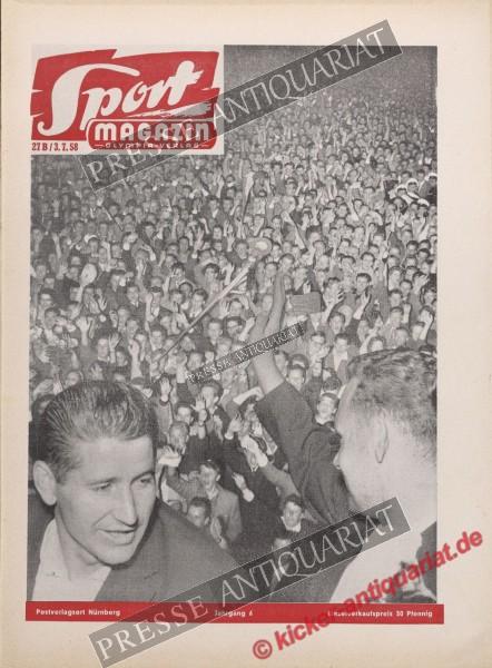 Sportmagazin Nr. 27B, 03.07.1958 bis 09.07.1958