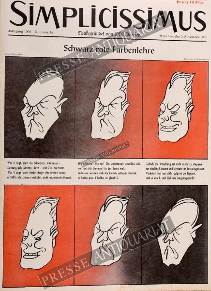 Simplicissimus, 05.11.1960 bis 11.11.1960