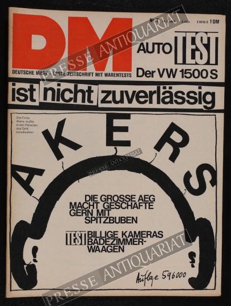 DM Die Deutsche Mark Zeitschrift mit dem Warentest, 14.07.1964 bis 20.07.1964